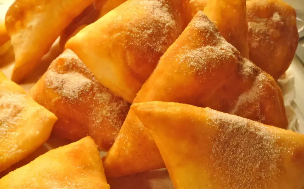Las Tortafritas con azúcar para el mate, la merienda.