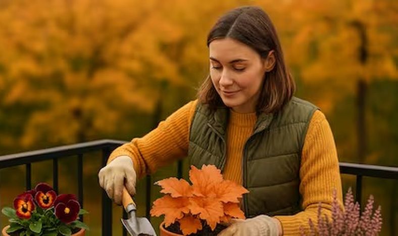 Plantas en otoño.