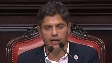 DISCURSO. El gobernador Axel Kicillof repasó su último año de gestión y adelantó lo que pretende este próximo periodo.