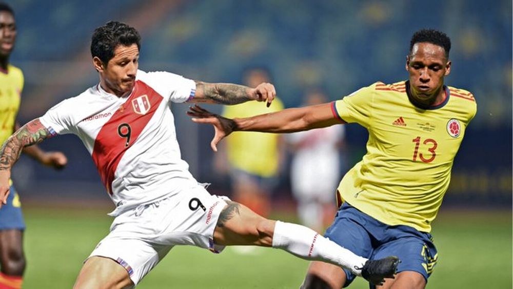 Perú le ganó a Colombia de visitante y entra en zona de clasificación