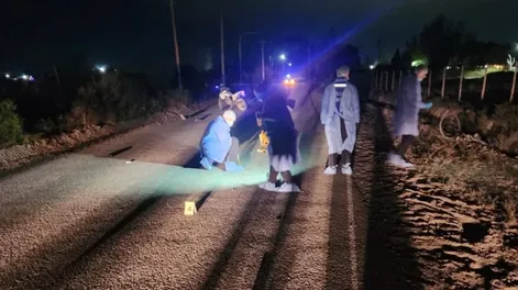Accidente fatal: un policía protagonizó un choque con un ciclista