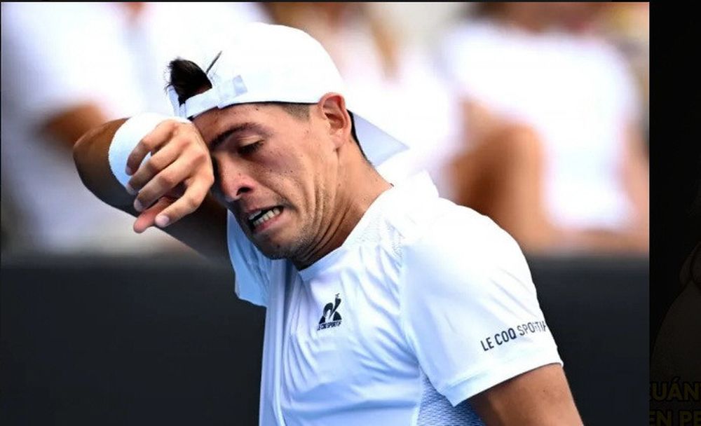 SEBASTIÁN BÁEZ luchó cinco sets pero no pudo superar la primera ronda.