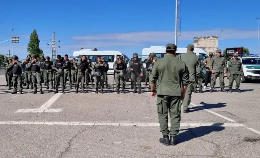 En el Sur del país, Gendarmería aplicó por primera vez el protocolo antipiquete