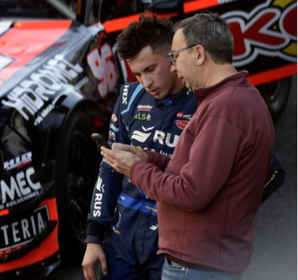 EL PILOTO SANJUANINO pudo terminar con una sonrisa luego de tantos sinsabores. Clasificó 13ro. en el Gálvez.