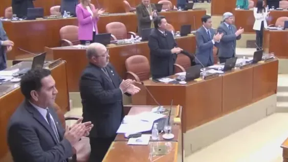 Los nuevos tres jueces y seis fiscales que forman parte del Poder Judicial de San Juan