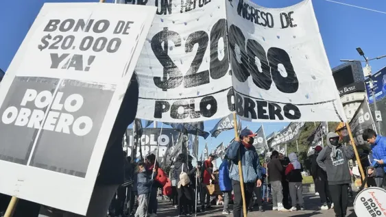 Protesta en todo el país y reclamo por mejora salarial