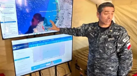 Las autoridades marítimas explicaron las condiciones extremas de la costa de Coquimbo en Cuatro Esquinas. (Foto gentileza El Día)