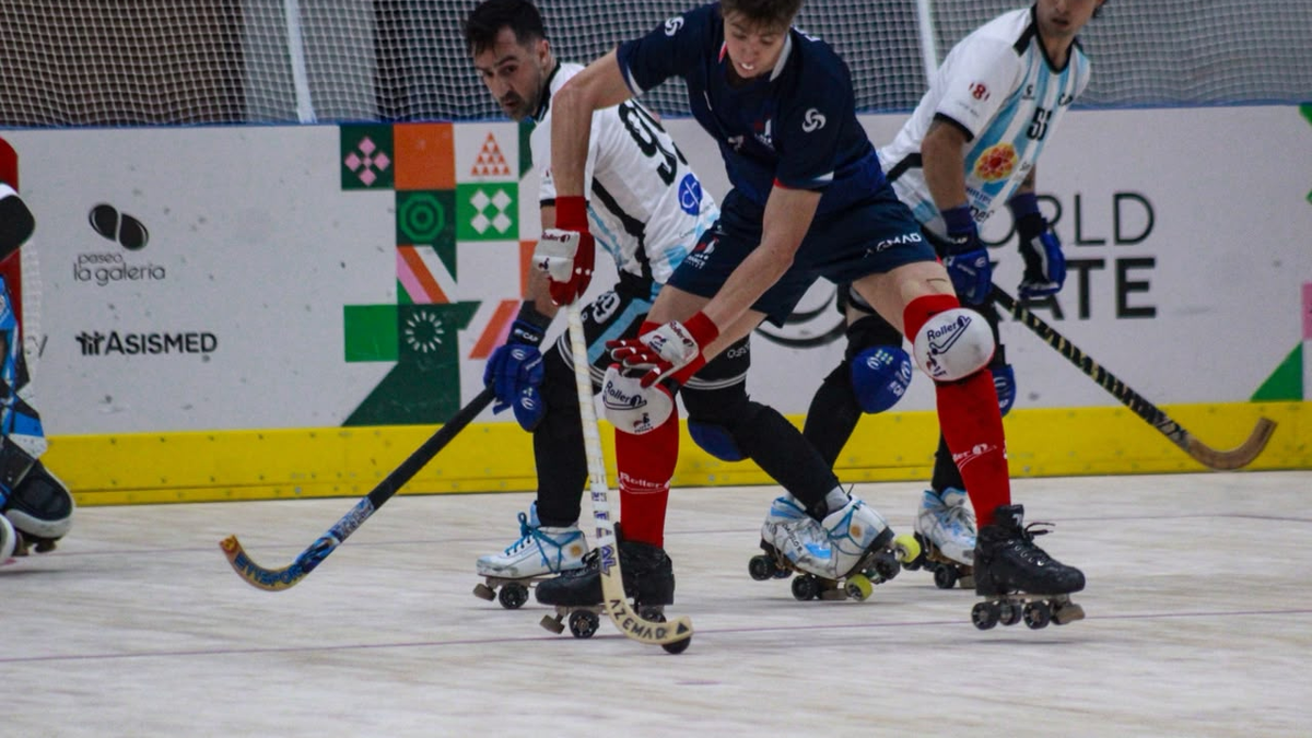 Argentina empata contra Francia 1 a 1 en el primer partido del Mundial de hockey sobre patines