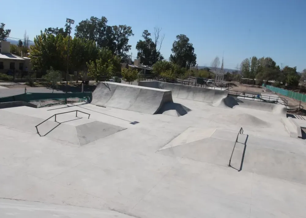 Avance. El primer skate park del departamento Ullum será inaugurado en los primeros días del mes que viene.