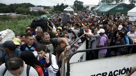 El éxodo masivo de Venezuela ya es comparable con el registrado en Siria y Myanmar