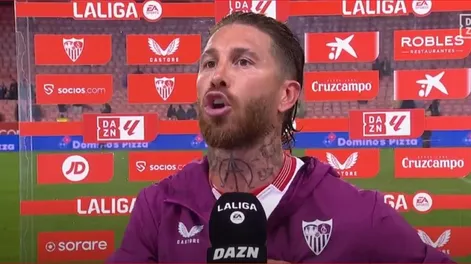 Al igual que Messi, Sergio Ramos explotó de ira en plena entrevista