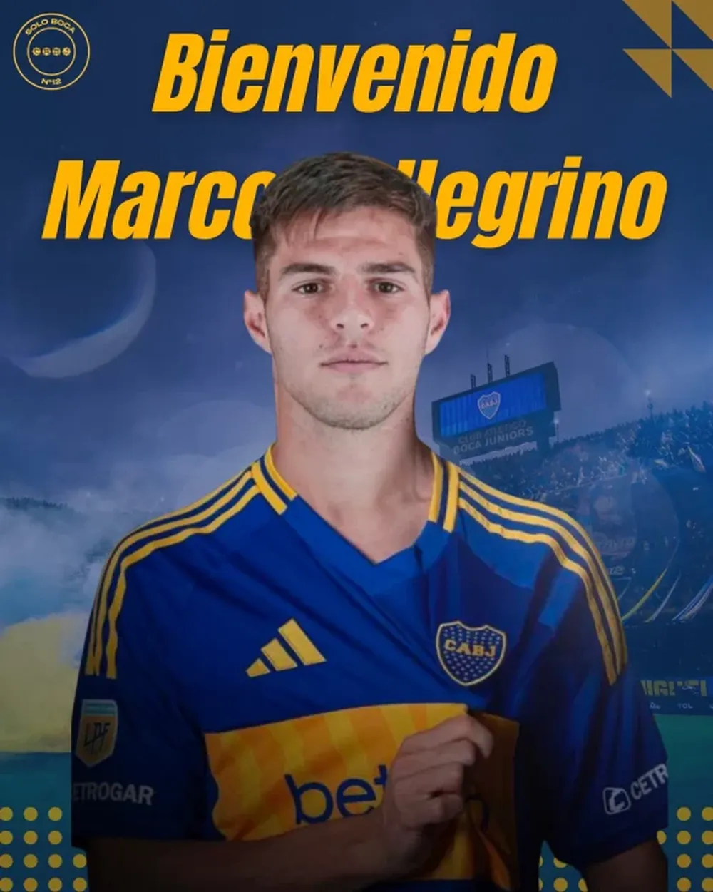 Boca presentó a Marco Pellegrino, pero una lesión pone en duda su debut internacional
