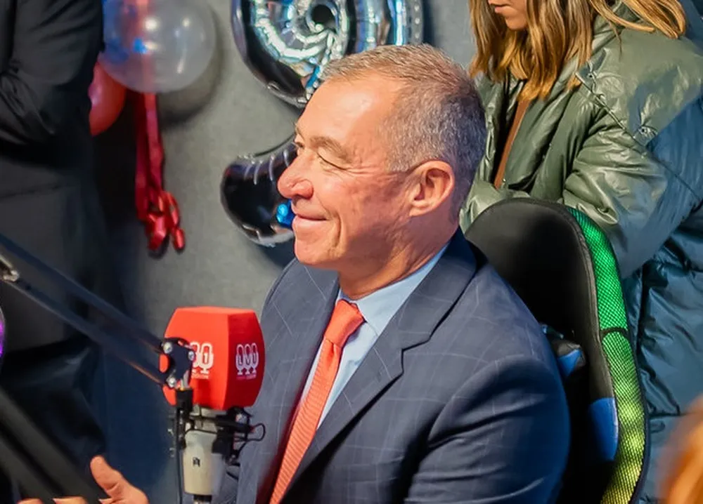 El vicegobernador Fabián Martín en Radio Colón. Foto: archivo.-