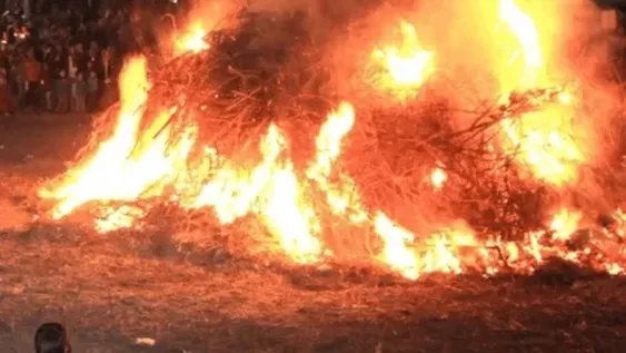 Se suspendió la fogata en honor a San Juan Bautista por el Zonda