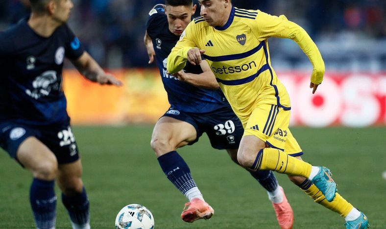 Clave. Miguel Merentiel es gol en Boca que este martes se juega la vida en la Copa Libertadores recibiendo al Cruzeiro de Brasil.