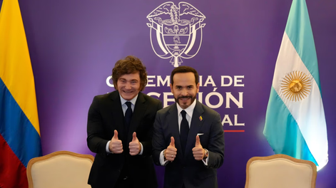 Javier Milei con Abelardo de la Espriella.