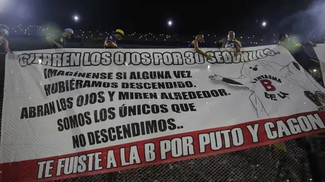 “Cierren los ojos…”: los hinchas de Boca le dedicaron una bandera a Gallardo