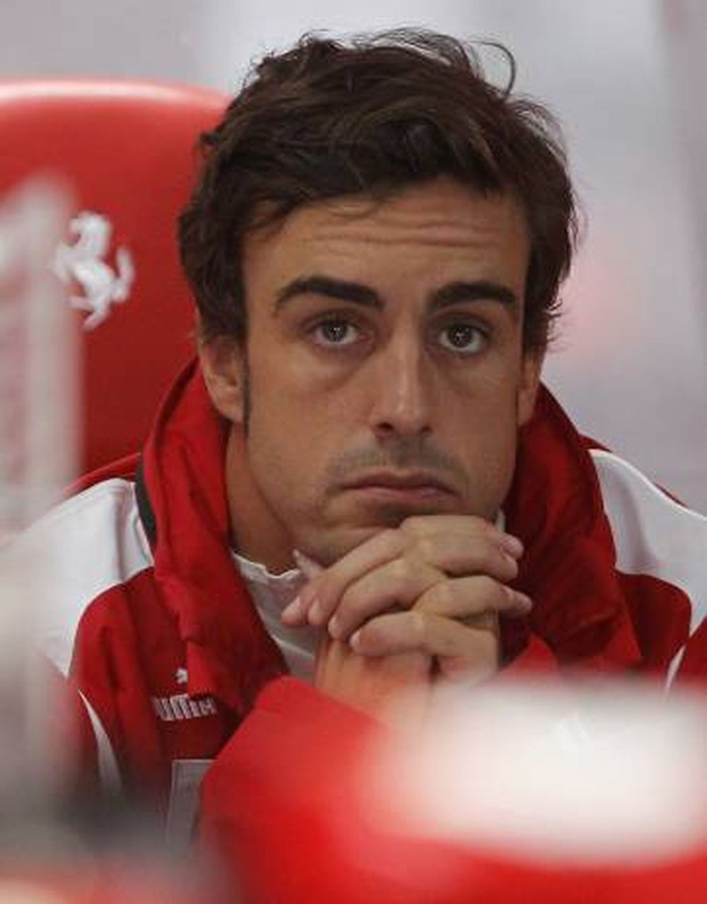 En la lluvia, Alonso fue el más rápido