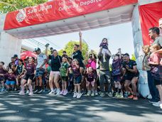 Fiesta. Los más chicos tuvieron su momento en la semana del Ironman en San Juan con un IronKids que marcó récord.