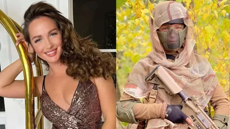 Miss Ucrania se unió al ejército para combatir contra Rusia