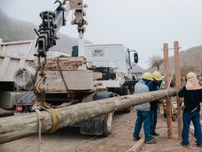 Por primera vez, la electricidad llega a las sierras de Valle Fértil.