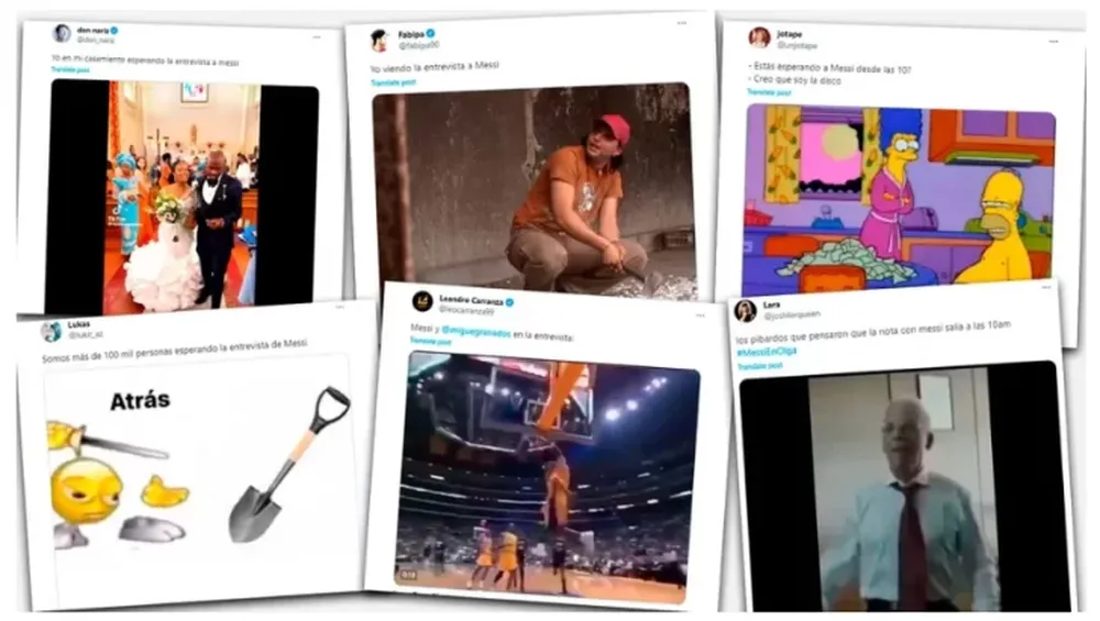 Imperdibles: los mejores memes de la entrevista de Migue Granados a Lionel Messi