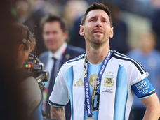 Lionel Messi tras la final de la Copa del Mundo ante España.