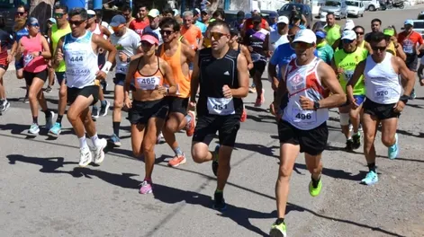 Angaco. Con salida desde el club, este domingo el Cacique será escenario de una maratón especial.