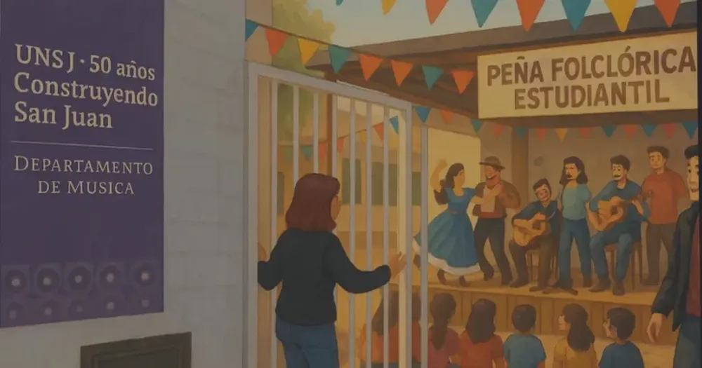 Estudiantes de música organizan peña solidaria