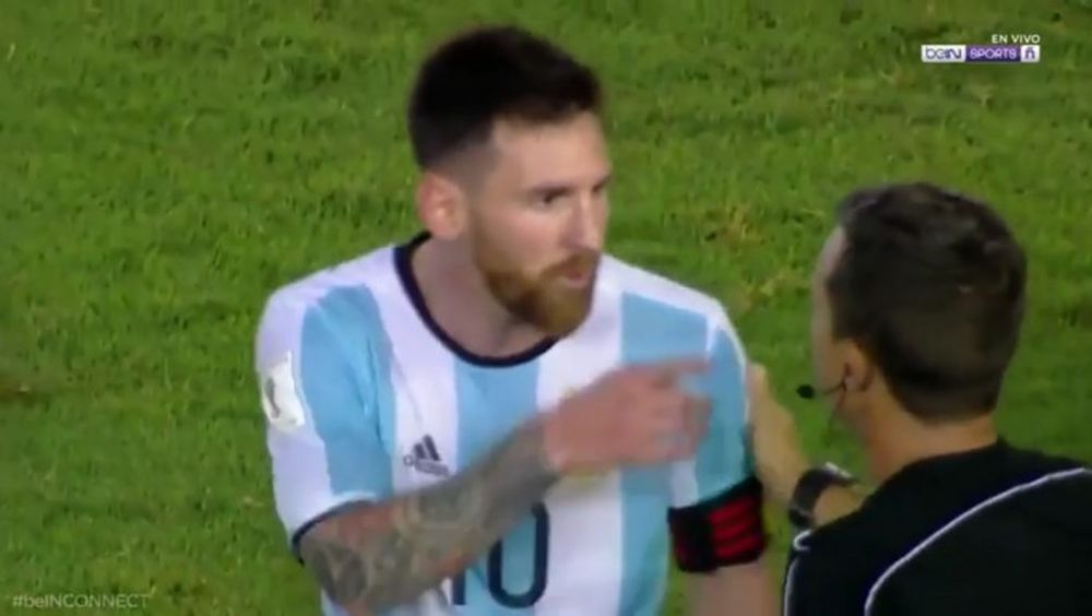 Messi al línea: “La c…… de tu madre”