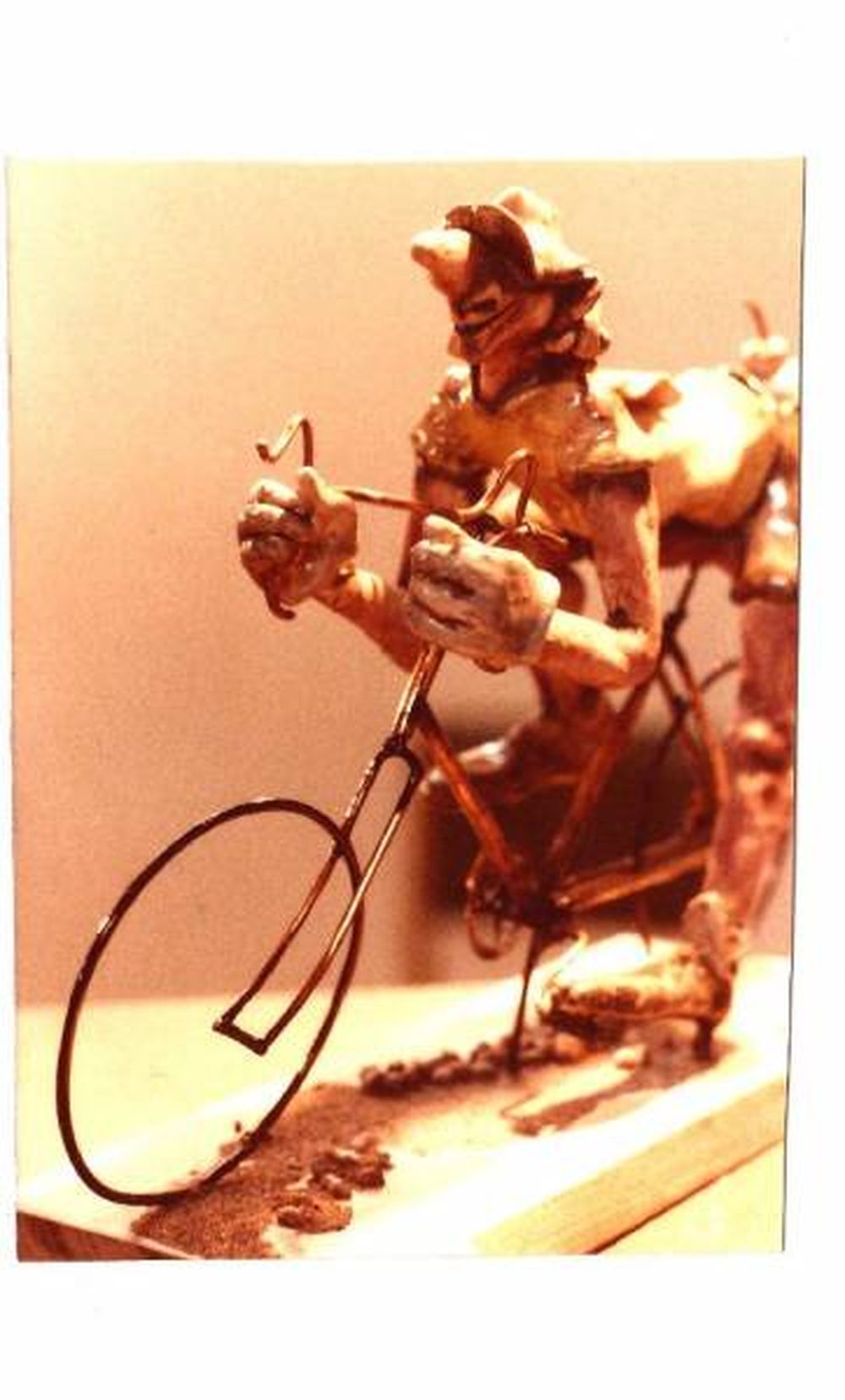 Mirá la escultura del Payo que Vinzio Rosselot hizo por admiración