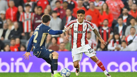 con gol de montiel, river vence 1 a 0 a argentinos juniors y por ahora suma su primer triunfo en el clausura