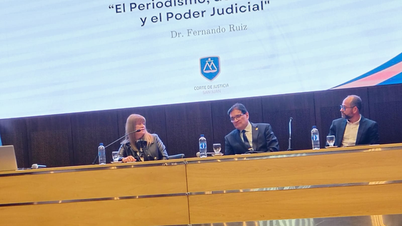 la presidenta de la junta federal de cortes reivindico en san juan los juicios por jurados y la relacion con el periodismo