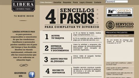 Divorcio en cuatro pasos