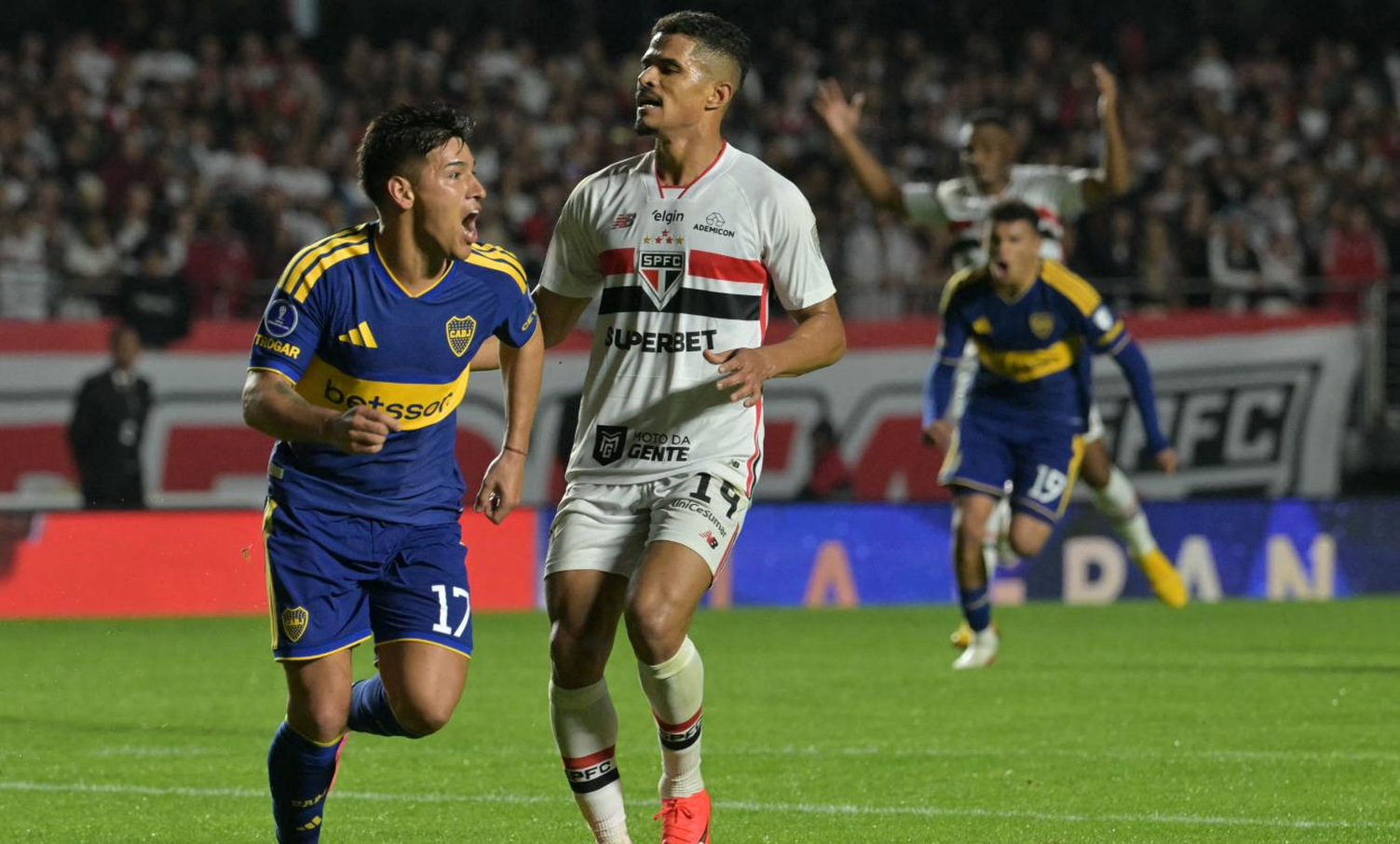 Boca Juniors avanzó a semifinales de la Copa Sudamericana: igualó ante San Pablo en Brasil y clasificó