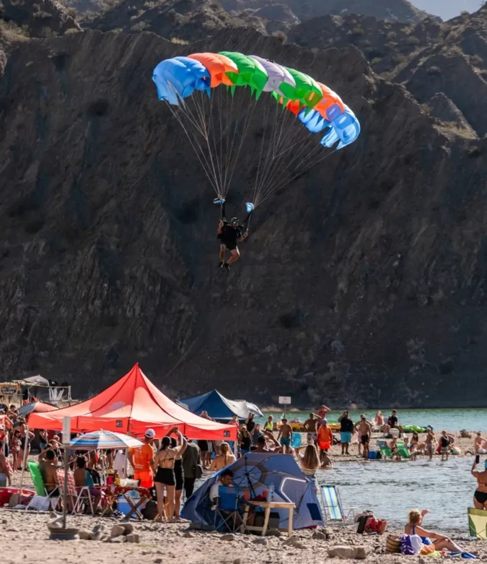 Magia aérea en Punta Negra