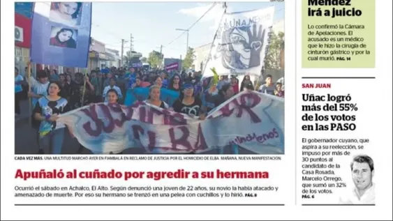 [GALERÍA] Así reflejaron el triunfo de Uñac los diarios más importantes del país