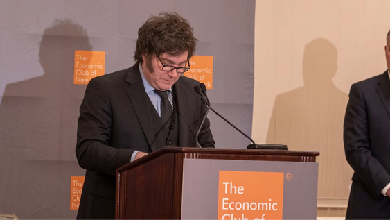 Javier Milei habló ante empresarios, banqueros e inversores en The Economic Club of New York durante su última jornada en Estados Unidos.