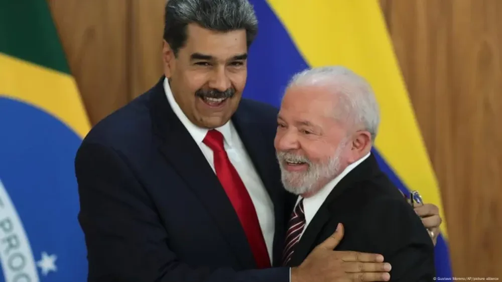 EL PRESIDENTE DE BRASIL, Lula Da Silva, en la foto con el dictador venezolano, Nicolás Maduro. Los gobiernos de Brasil, Colombia y México, se convirtieron en cómplices de la dictadura chavista.