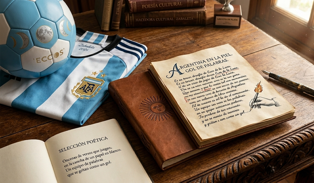 Mundial de Fútbol 2026 y literatura se unen en una nueva convocatoria federal.&nbsp;