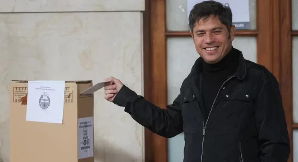El ganador. El gobernador Kicillof consolidó su poderío en Buenos Aires.