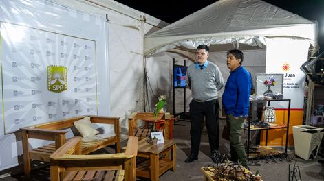 El Servicio Penitenciario Provincial está presente con un stand en la Feria de Artesanías.