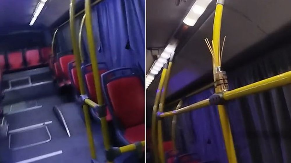 Uno de sus compañeros filmó la situación y se hizo viral en las redes.