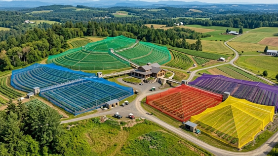 la innovadora tecnica japonesa que usa redes rojas en los cultivos para espantar plagas sin agroquimicos