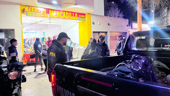 Se realizaron cuatro allanamientos por la venta de ropa falsificada de la marca Ansilta.