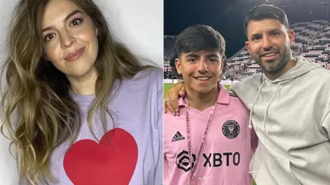 Dalma Maradona opinó del momento más triste entre el Kun Agüero y su hijo Benjamín