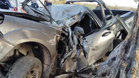 SIN CHANCES. Luego del violento impacto, el joven quedó sentenciado.