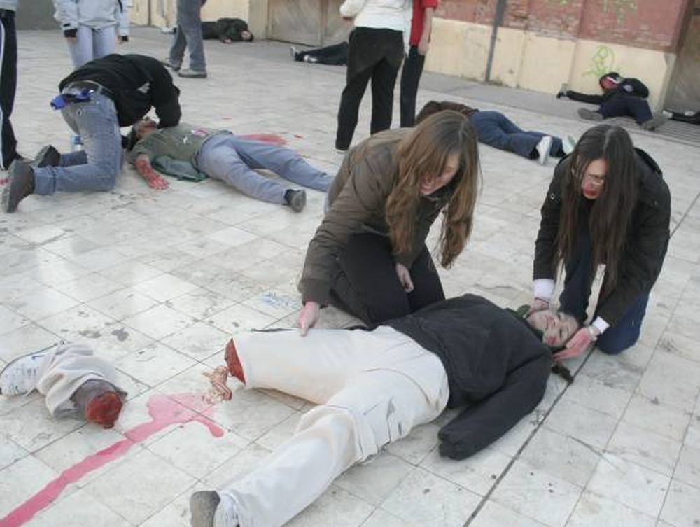 Sangre, gritos y rescate en  el Centro de Convenciones