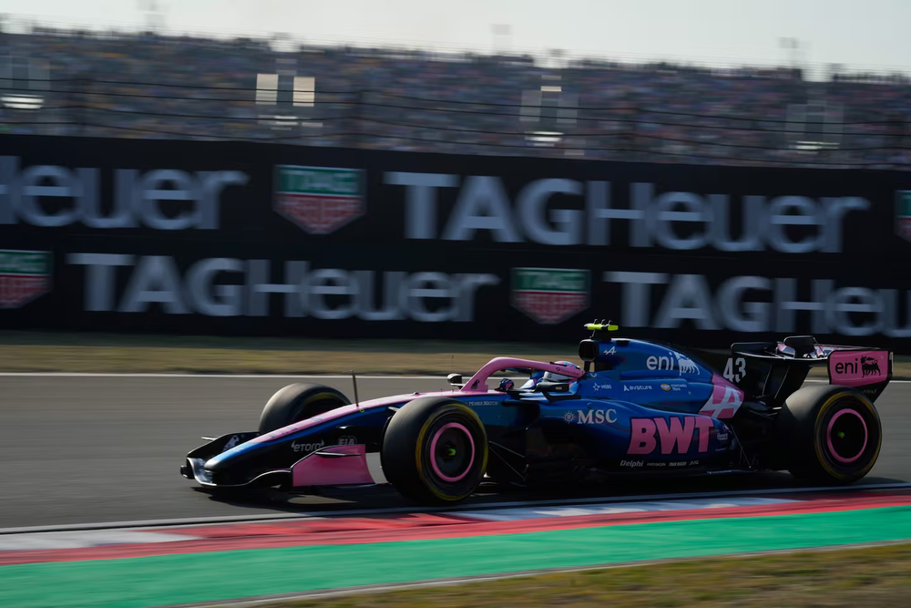 Franco Colapinto mejoró su rendimiento en la pista del Gran Premio de China