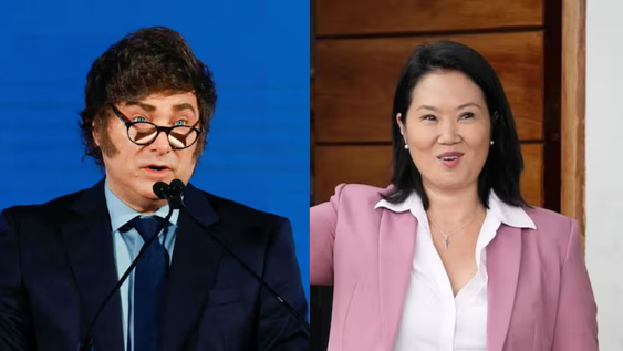 Milei llamó a Keiko Fujimori después de su victoria electoral y analiza viajar a Lima para la asunción.